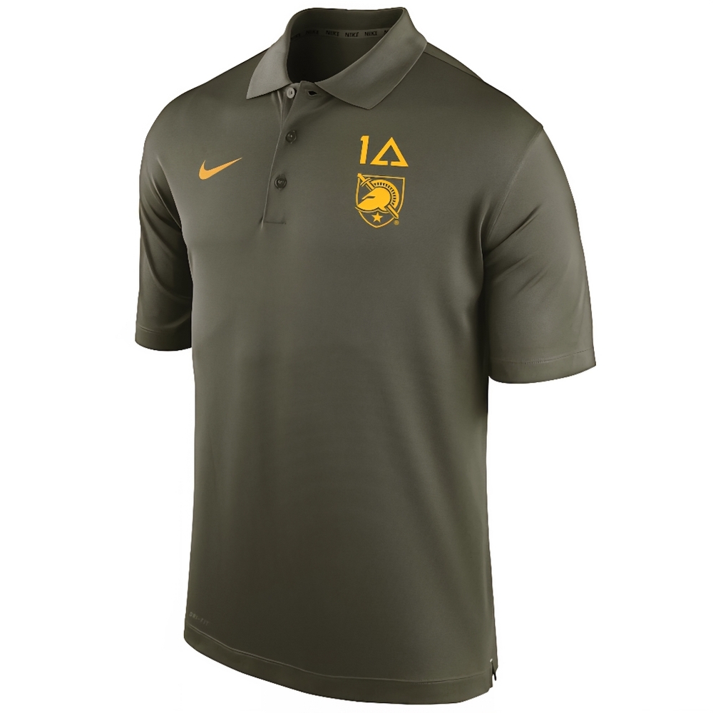 Nike Army 1st Armored Division Old Ironsides Performance Polo Shirt - Olive - XL